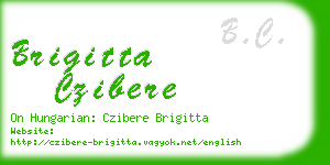 brigitta czibere business card